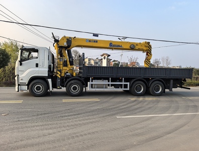 ISUZU GIGA 8×4 (44т) КМУ XCMG SQS500-5 (20т) БОРТ 8,0×2,54×0,55м